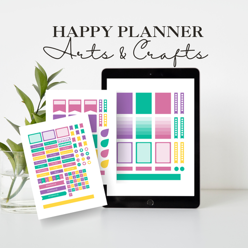 [005] Happy Planner Stickers - Arts & Crafts